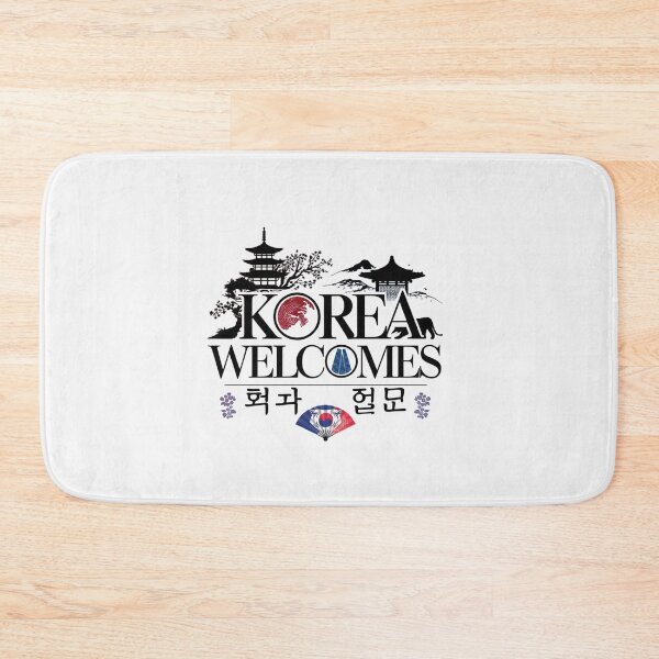 Item preview, Korea Welcomes Flag Map Kimchi, Seoul, Hanbok designed and sold by AnimalsDH305.