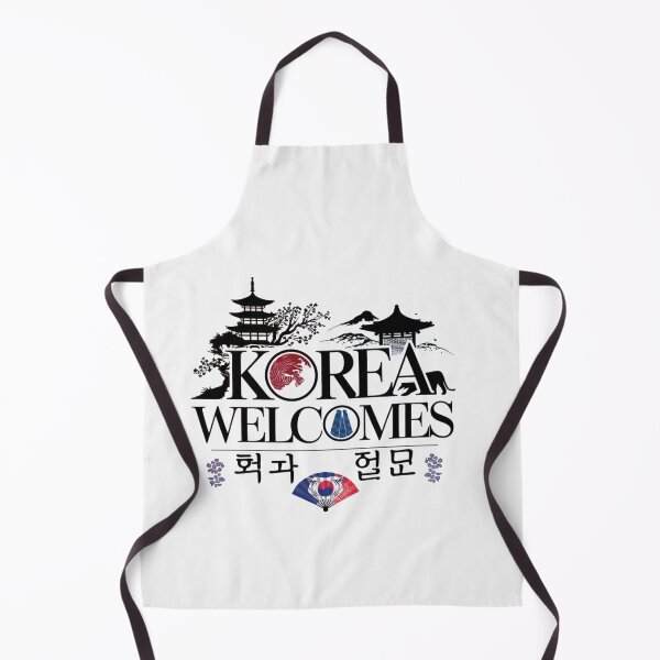 Item preview, Korea Welcomes Flag Map Kimchi, Seoul, Hanbok designed and sold by AnimalsDH305.