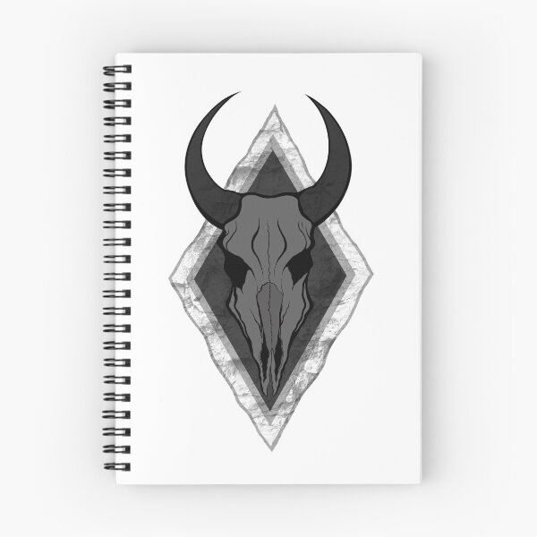 Item preview, Grayscale bullskull designed and sold by Casiv.