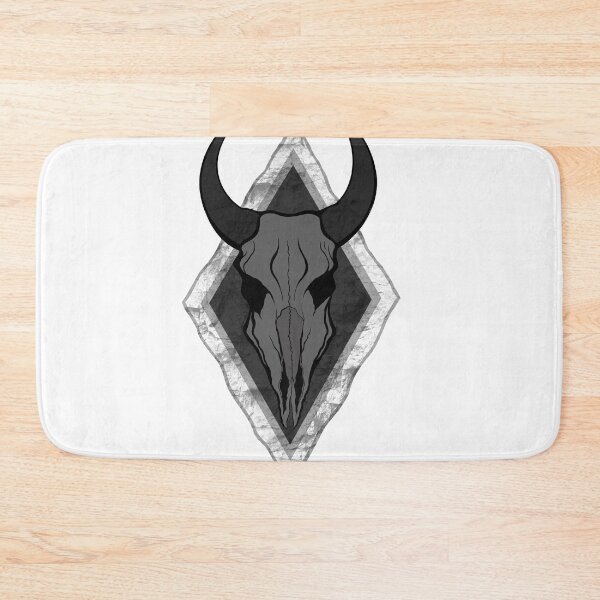 Item preview, Grayscale bullskull designed and sold by Casiv.
