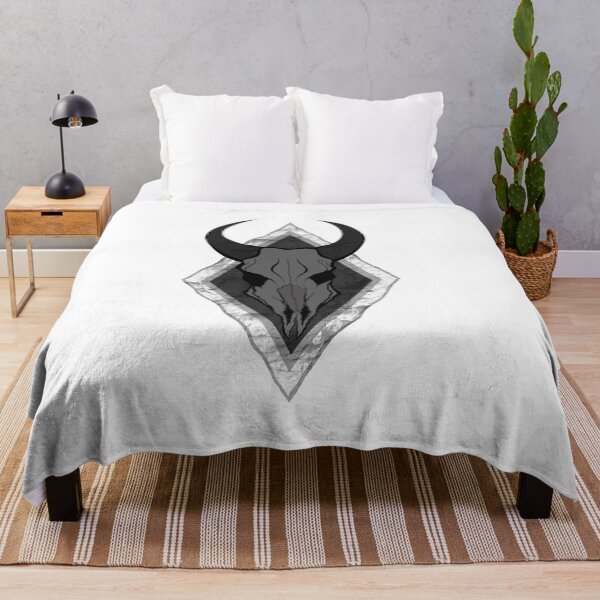 Item preview, Grayscale bullskull designed and sold by Casiv.