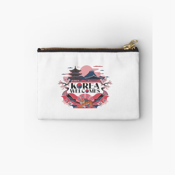 Item preview, Korea Welcomes Flag Map Kimchi, Seoul, Hanbok designed and sold by AnimalsDH305.