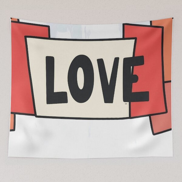 Item preview, Expressing love with colorful design designed and sold by anytka.