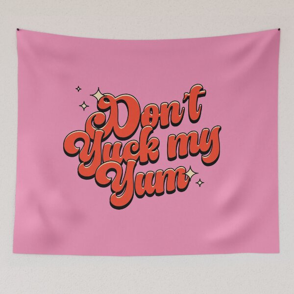Item preview, Don't Yuck My Yum Illustrated Bookish Type  designed and sold by Magyarmelcsi Illustration.