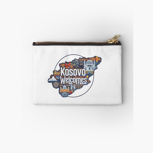Item preview, Kosovo Welcomes Flag Map Pristina, Gjeravica Mountain designed and sold by AnimalsDH305.