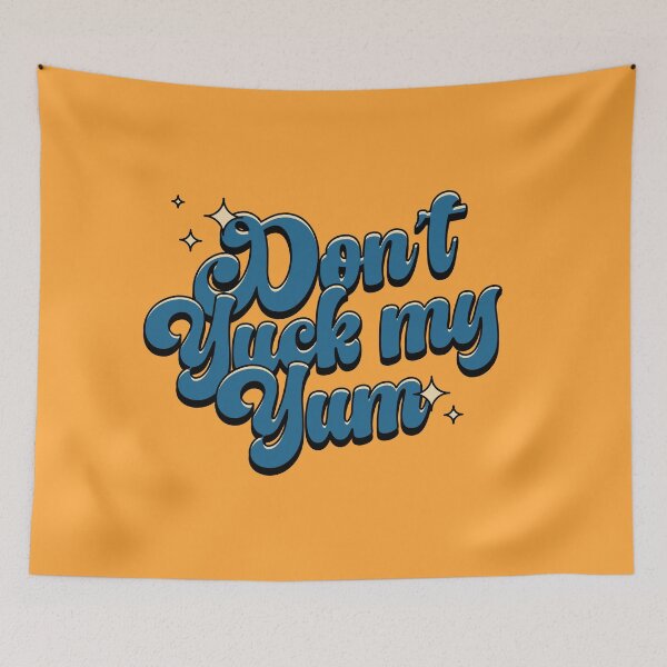 Item preview, Don't Yuck My Yum Illustrated Bookish Type  designed and sold by Magyarmelcsi Illustration.