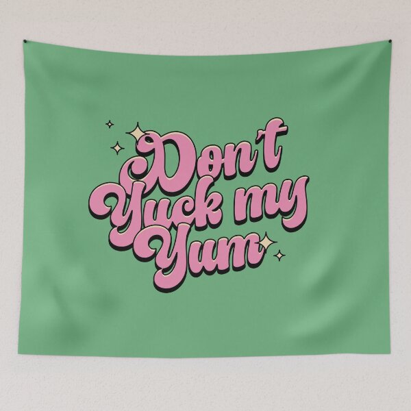 Item preview, Don't Yuck My Yum Illustrated Bookish Type  designed and sold by Magyarmelcsi Illustration.