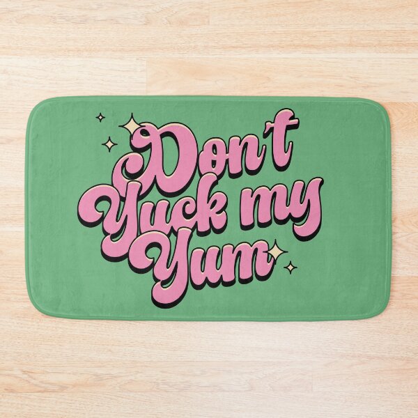 Item preview, Don't Yuck My Yum Illustrated Bookish Type  designed and sold by Magyarmelcsi Illustration.