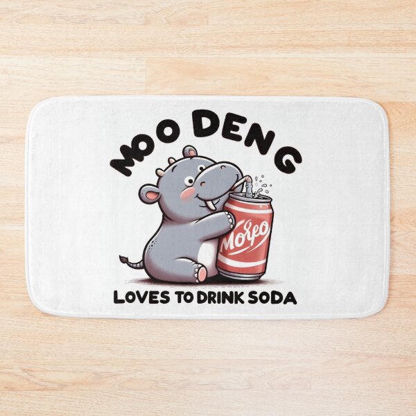 Item preview, Moo Deng Likes Soda designed and sold by Kimmy and Zamiah Art.