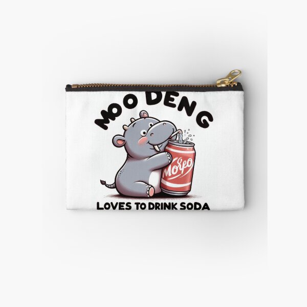 Item preview, Moo Deng Likes Soda designed and sold by Kimmy and Zamiah Art.