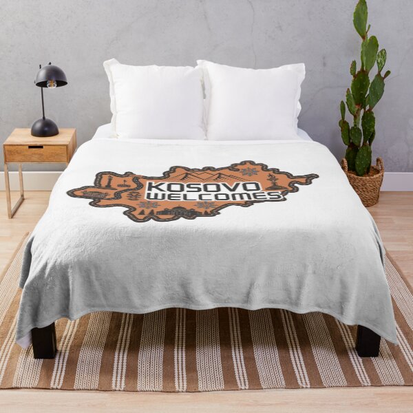 Item preview, Kosovo Welcomes Flag Map Pristina, Gjeravica Mountain designed and sold by AnimalsDH305.