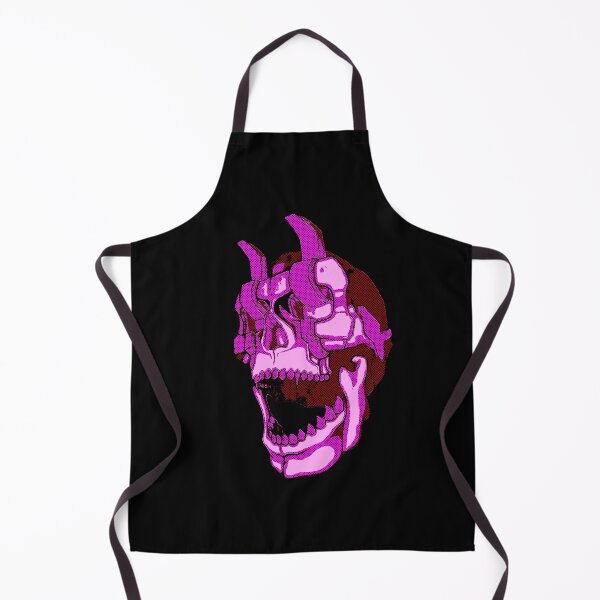 Item preview, Pink neon anathomy skull in punk metal vibes designed and sold by ariverrr.
