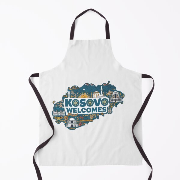 Item preview, Kosovo Welcomes Flag Map Pristina, Gjeravica Mountain designed and sold by AnimalsDH305.
