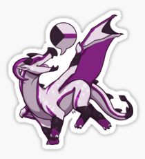 Demisexual Pride Flag Dragon (2nd Edition) Sticker