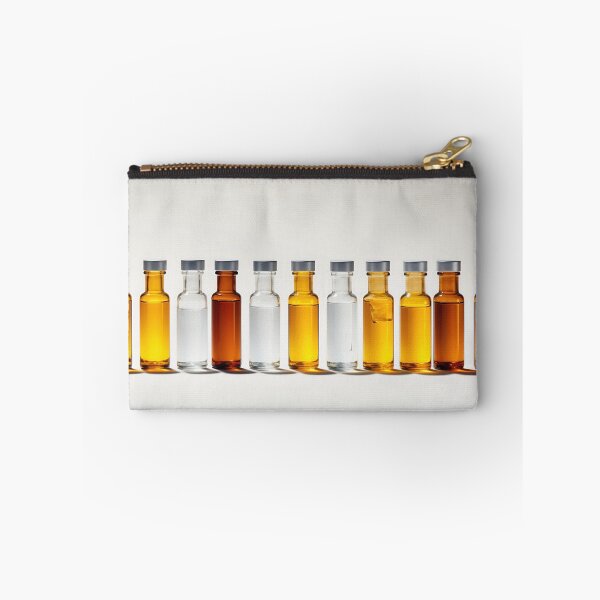 Item preview, Row of glass bottles filled with liquid designed and sold by anytka.
