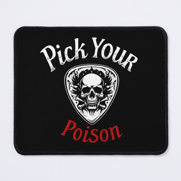 Item preview, Pick Your Poison: Skull Guitar Pick designed and sold by Jollys-ArtShop.