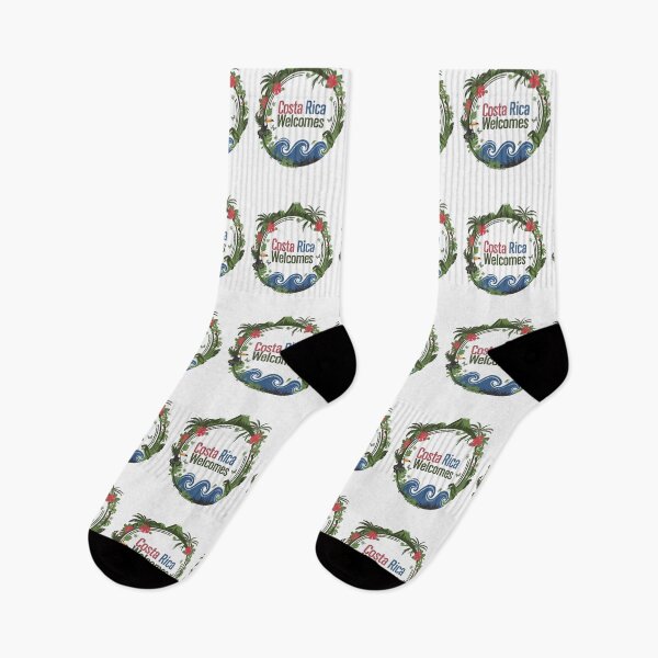 Item preview, Costa Rica Welcomes Flag Map San José, rainforests designed and sold by AnimalsDH305.