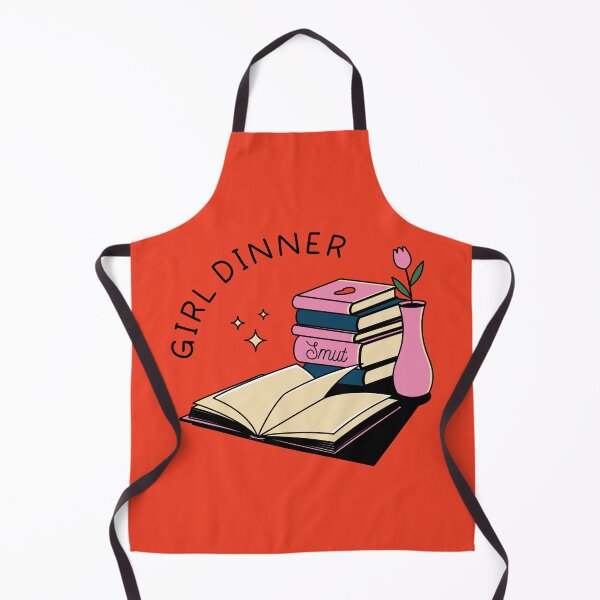 Item preview, Girl Dinner Illustrated Bookish Type designed and sold by Magyarmelcsi Illustration.