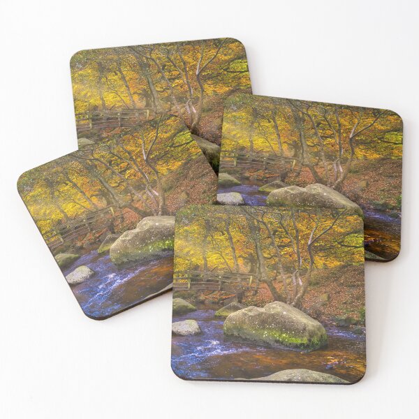 Item preview, Small wooden bridge over river. Padley gorge. designed and sold by Drone-tees.