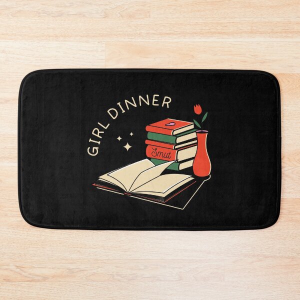 Item preview, Girl Dinner Illustrated Bookish Type  designed and sold by Magyarmelcsi Illustration.