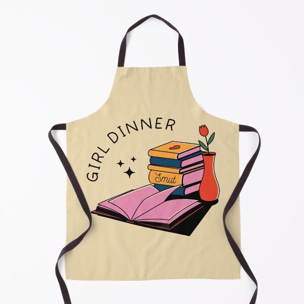 Item preview, Girl Dinner Illustrated Bookish Type designed and sold by Magyarmelcsi Illustration.