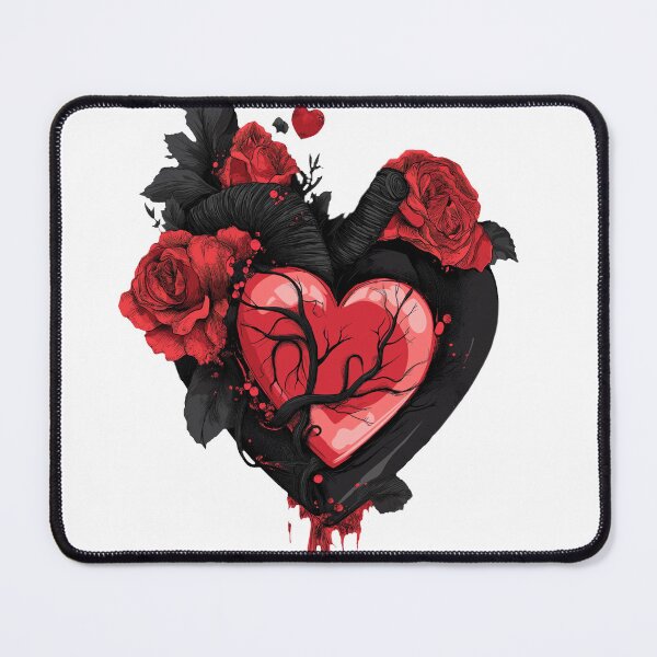 Item preview, Heart Love Goth Dark Romance designed and sold by ArtRealms.