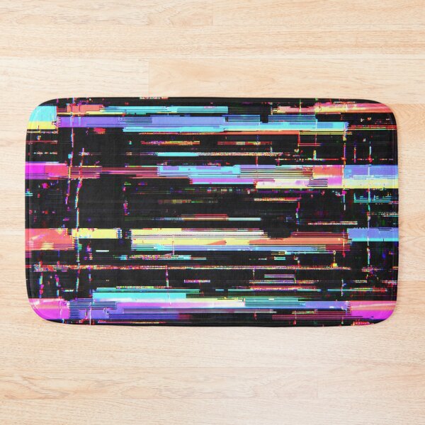 Item preview, Vivid glitch art on black designed and sold by anytka.