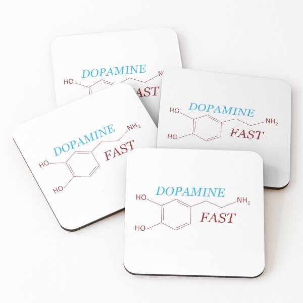 Item preview, Dopamine fast molecule structure chemist structural formula designed and sold by Alexaltay.