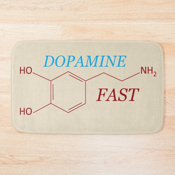 Item preview, Dopamine fast molecule structure chemist structural formula designed and sold by Alexaltay.