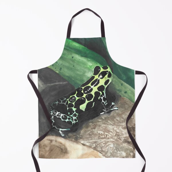Aperçu de l'œuvre Grenouille venimeuse à l'aquarelle créée et vendue par Meredith Makes Art.