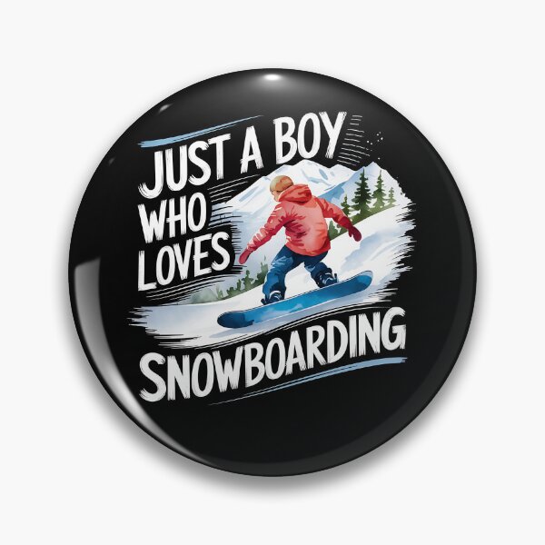 Item preview, Just A Boy Who Loves Snowboarding  designed and sold by OskarArts.