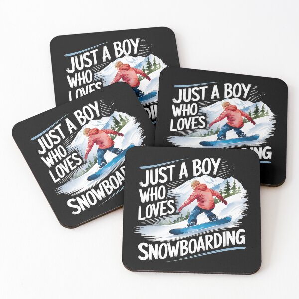 Item preview, Just A Boy Who Loves Snowboarding  designed and sold by OskarArts.