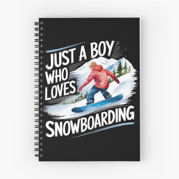 Item preview, Just A Boy Who Loves Snowboarding  designed and sold by OskarArts.