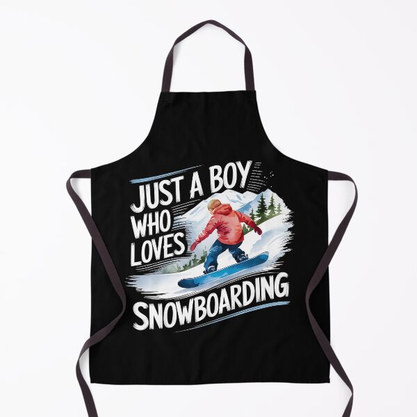 Item preview, Just A Boy Who Loves Snowboarding designed and sold by OskarArts.