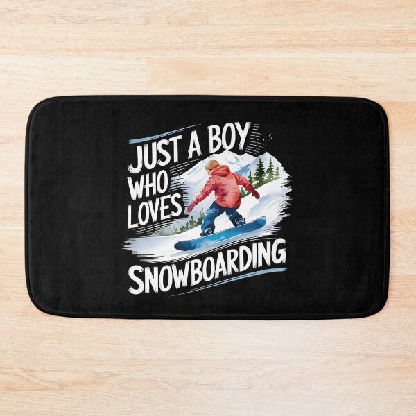 Item preview, Just A Boy Who Loves Snowboarding  designed and sold by OskarArts.