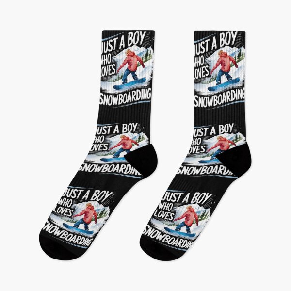 Item preview, Just A Boy Who Loves Snowboarding  designed and sold by OskarArts.