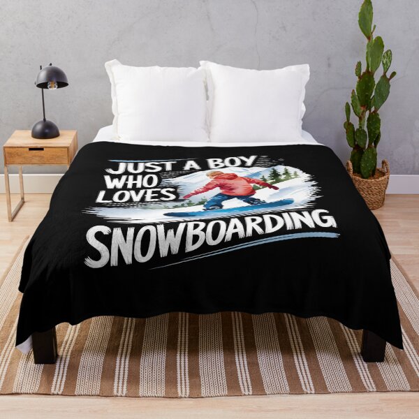 Item preview, Just A Boy Who Loves Snowboarding  designed and sold by OskarArts.