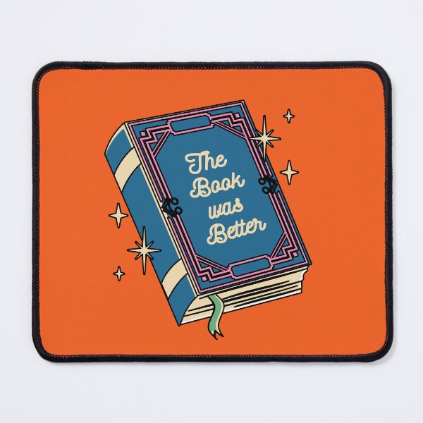 Item preview, The Book was Better Illustrated Bookish Type designed and sold by Magyarmelcsi Illustration.