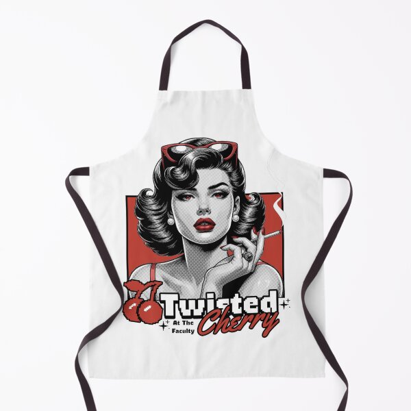 Item preview, TWISTED CHERRY - At the Faculty Smoking Lady (Black) designed and sold by Discothreadz.