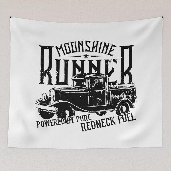 Item preview, Moonshine Runner; Redneck Fuel;  designed and sold by StickerApe.