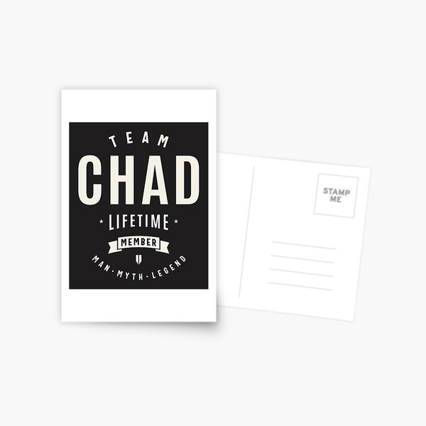 Item preview, Team Chad Lifetime Member Funny Name Chad designed and sold by cidolopez.