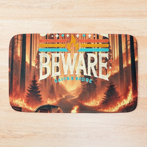 Item preview, Campfire Beware - Wildfire Awareness Design   designed and sold by aminz4.