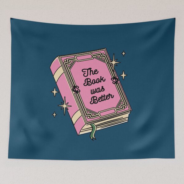 Item preview, Copy of The Book was Better Illustrated Bookish Type  designed and sold by Magyarmelcsi Illustration.