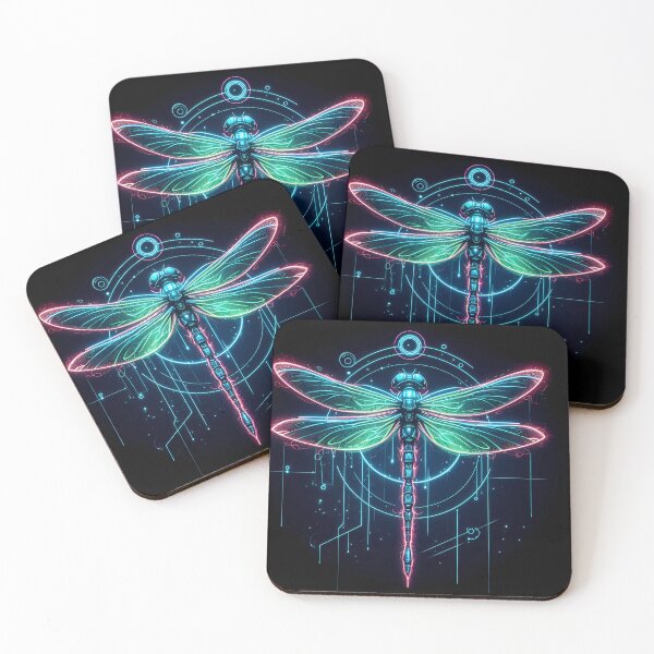 Item preview, 056 - Cyberpunk Dragonfly designed and sold by GoLayout.