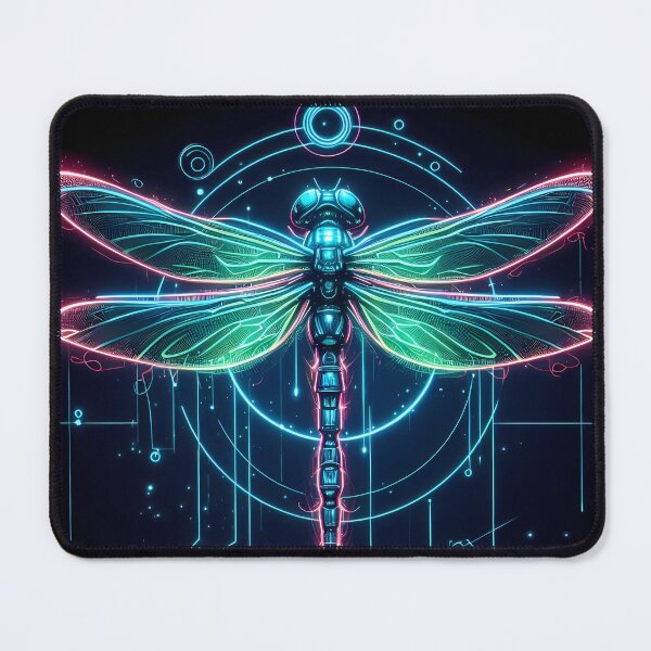 Item preview, 056 - Cyberpunk Dragonfly designed and sold by GoLayout.