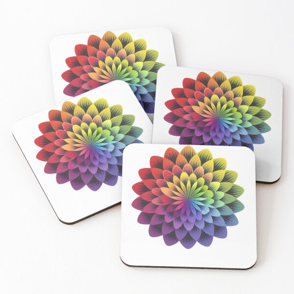 Item preview, Hypnotic flower: colorful flower designed and sold by wzetart.