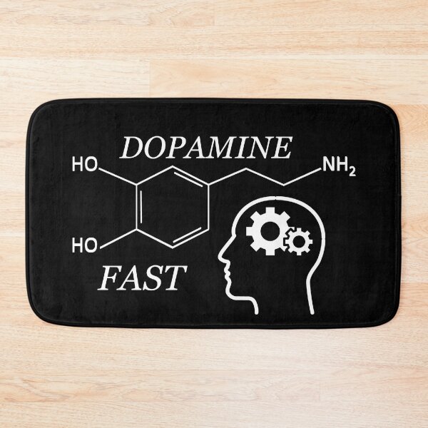 Item preview, Dopamine fast molecule structure chemist structural formula designed and sold by Alexaltay.