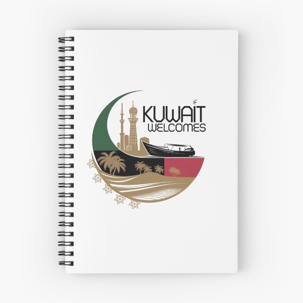 Item preview, Kuwait Welcomes Flag Map Kuwait City, Persian  designed and sold by AnimalsDH305.
