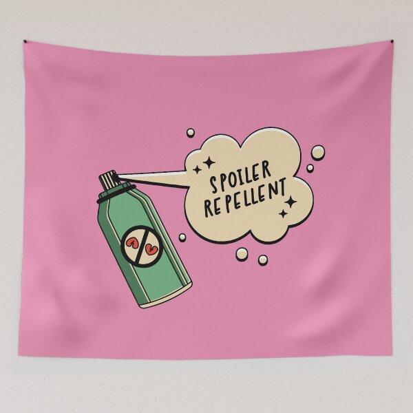 Item preview, Spoiler Repellent Bookish Type  designed and sold by Magyarmelcsi Illustration.