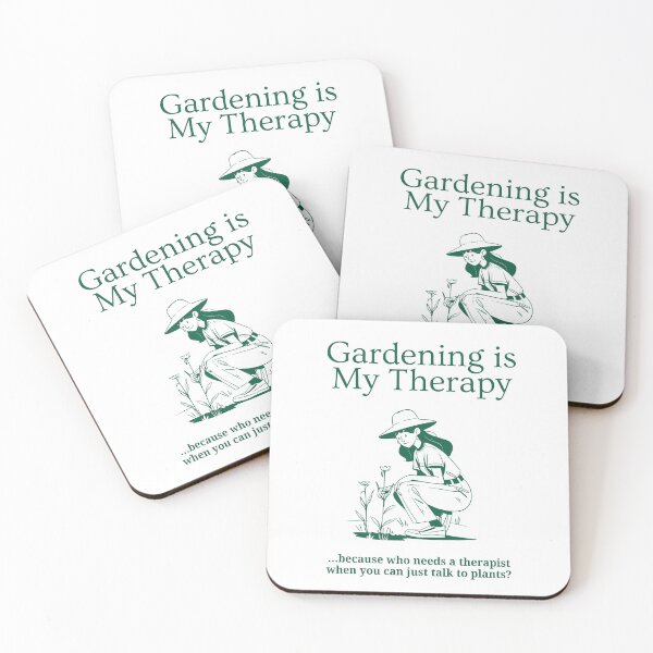 Item preview, Gardening is My Therapy , Therapy in the Garden designed and sold by sarcastic-gift.